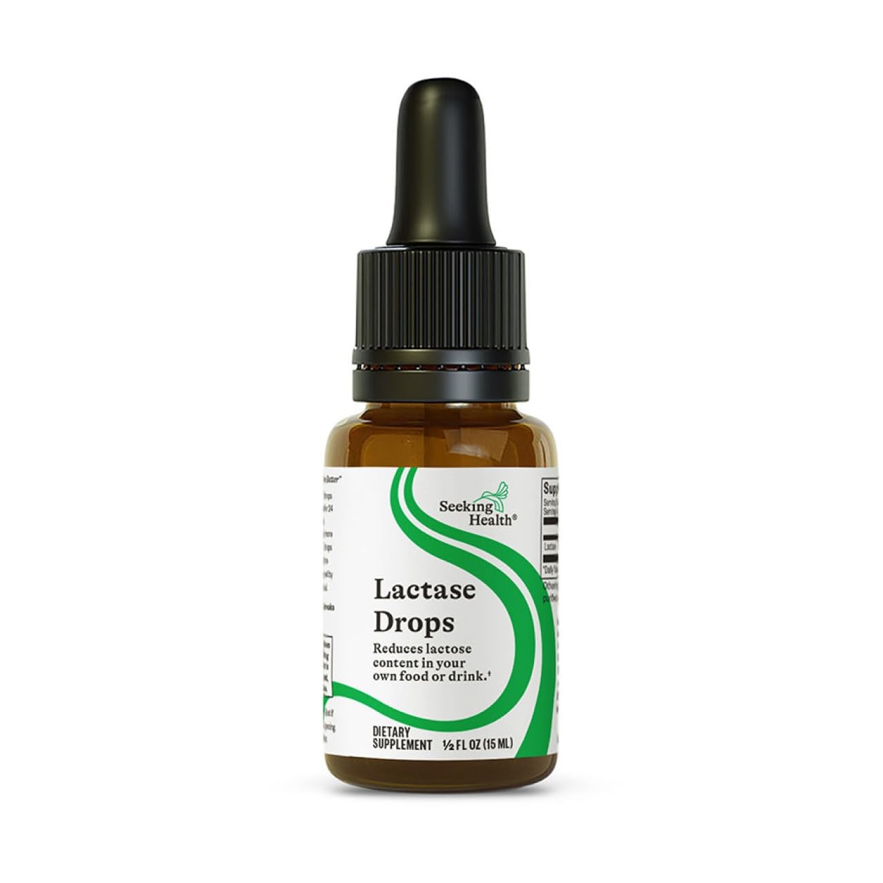 Seeking Health Lactase Drops - Liquid Supplement with 0.5 Fl Oz (Pack of 1)