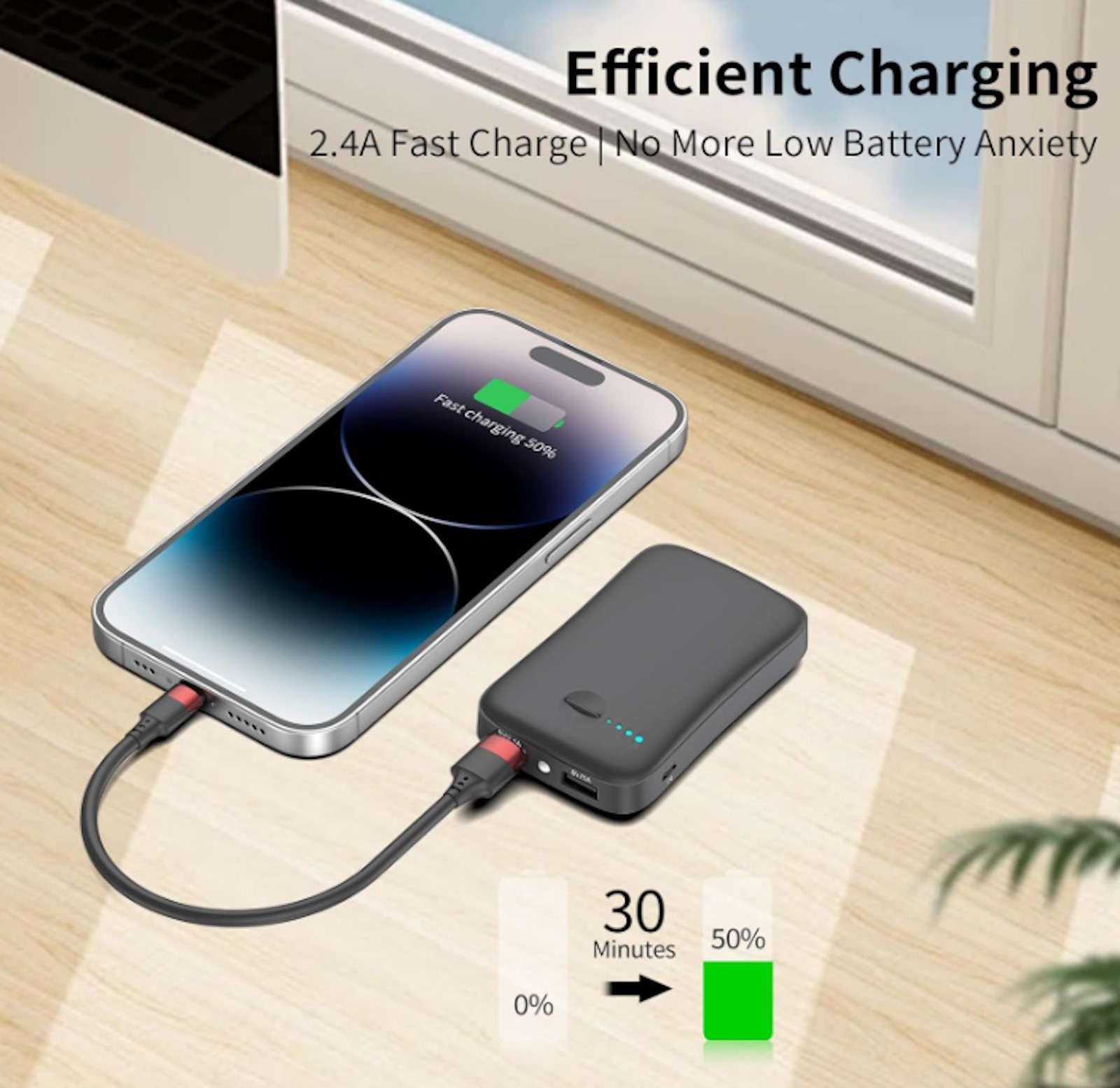 Lightning Mfi Certified iphone Charger Cable (2-pack), USB-A to Lightning 8 inch