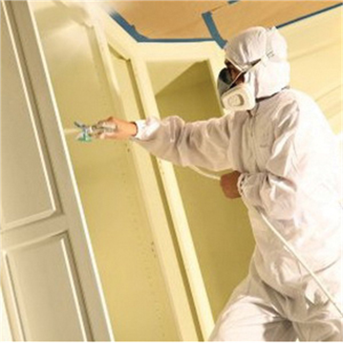 TRIMACO SuperTuff 28034 Painter's Ultra Spray Suit, 2X-Large, White, Polyester/C