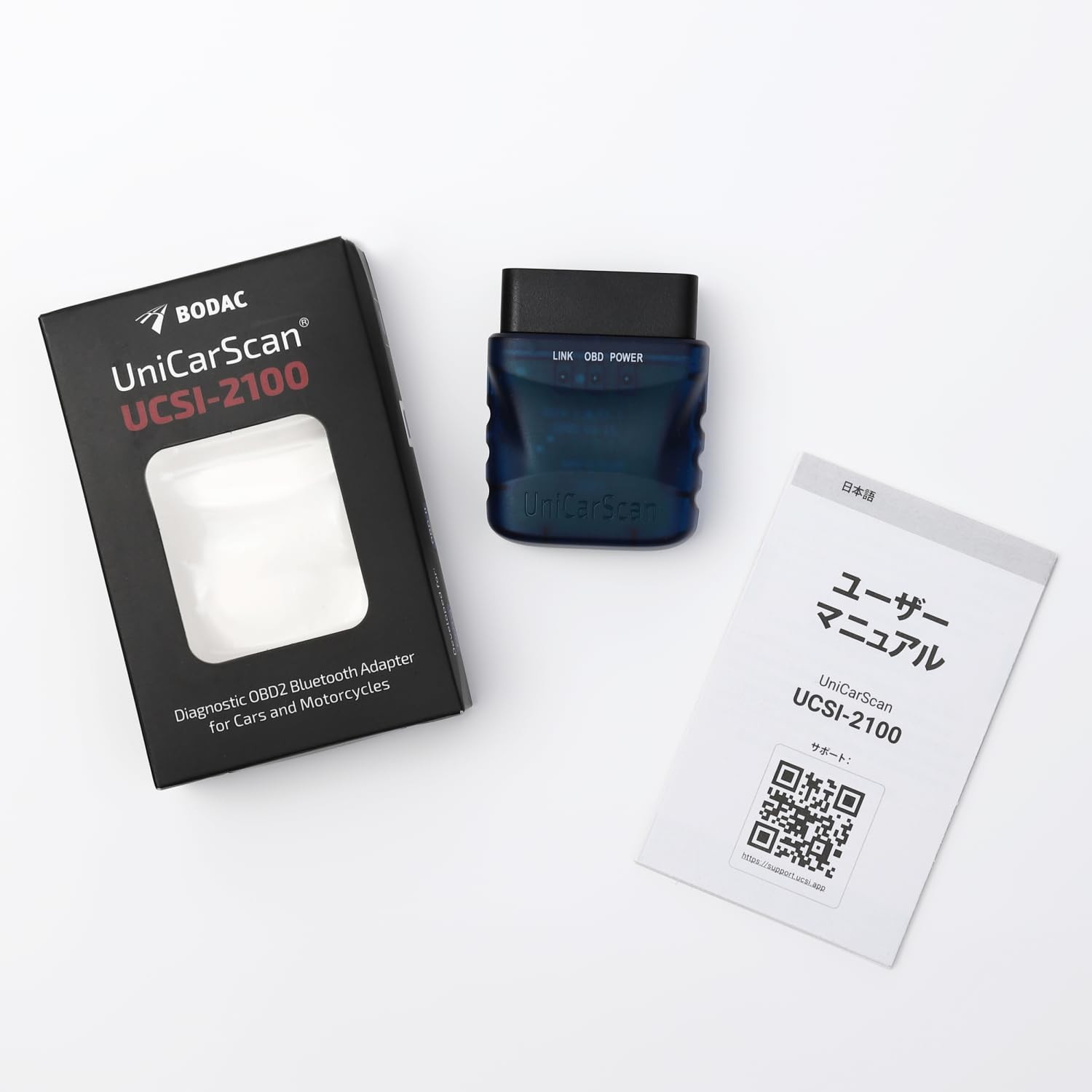 OBD2 Bluetooth Scanner for BimmerCode & MotoScan iOS Android Windows