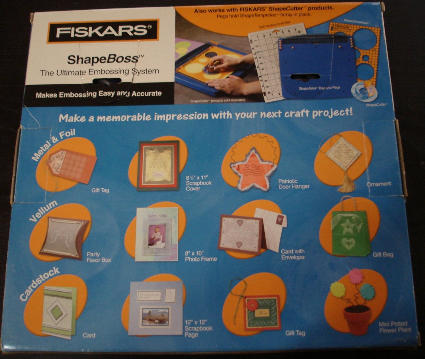 FISKARS, SHAPEBOSS The Ultimate Embossing System