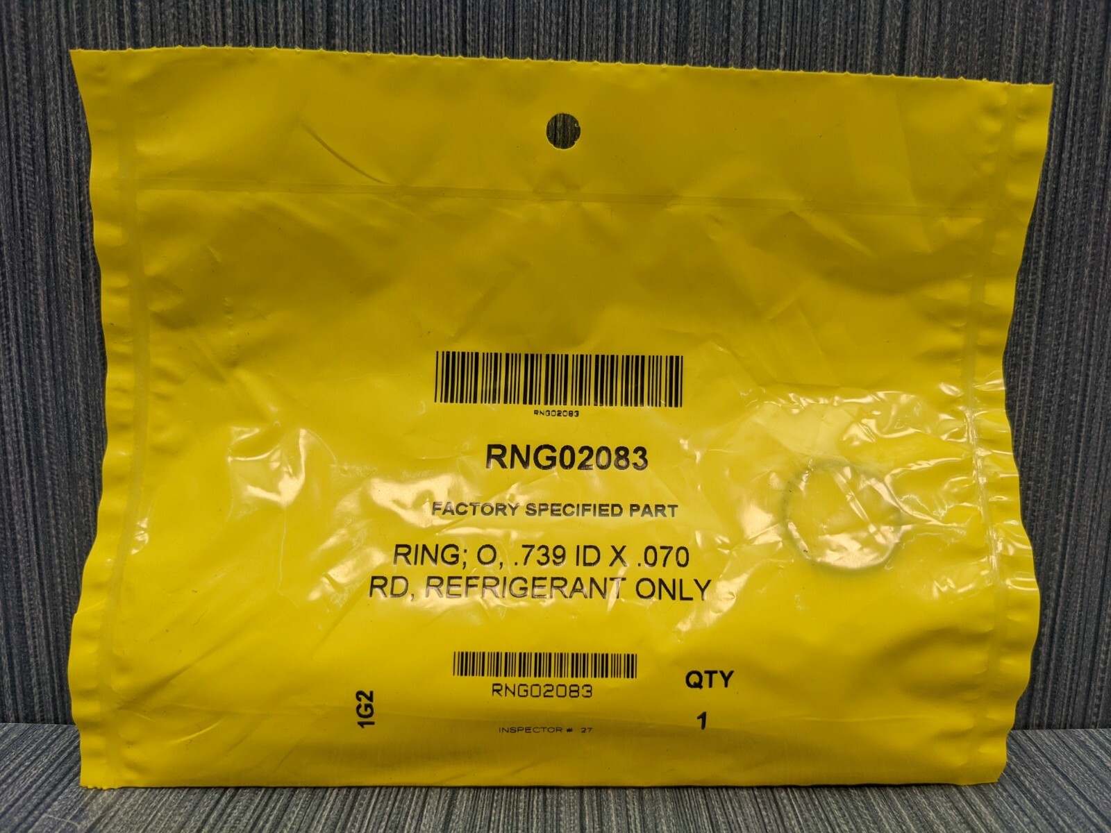 Air conditioning unit seal O-ring RNG02083 .739 ID X ,070 Refrigerant