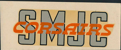 Santa Monica Junior College _RARE ORIGINAL_ 1940's Decal vtg California Corsairs