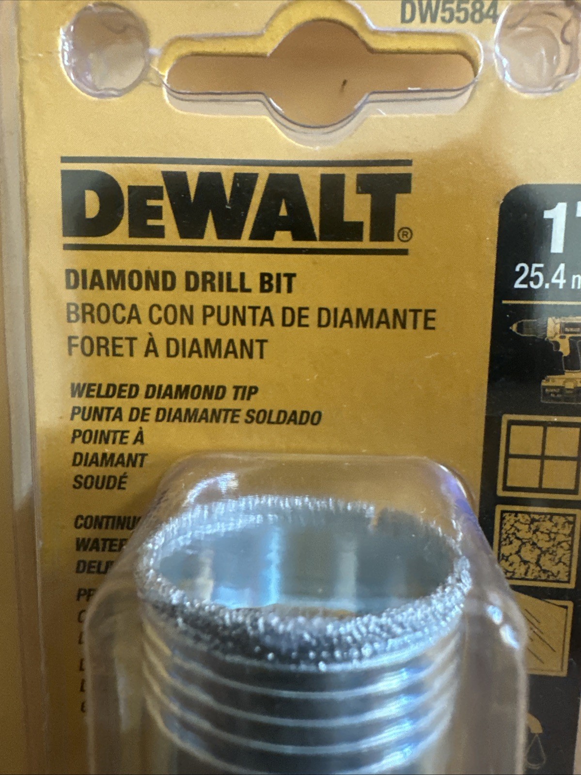 DEWALT 1” Diamond Drill Bit - 1 Inch