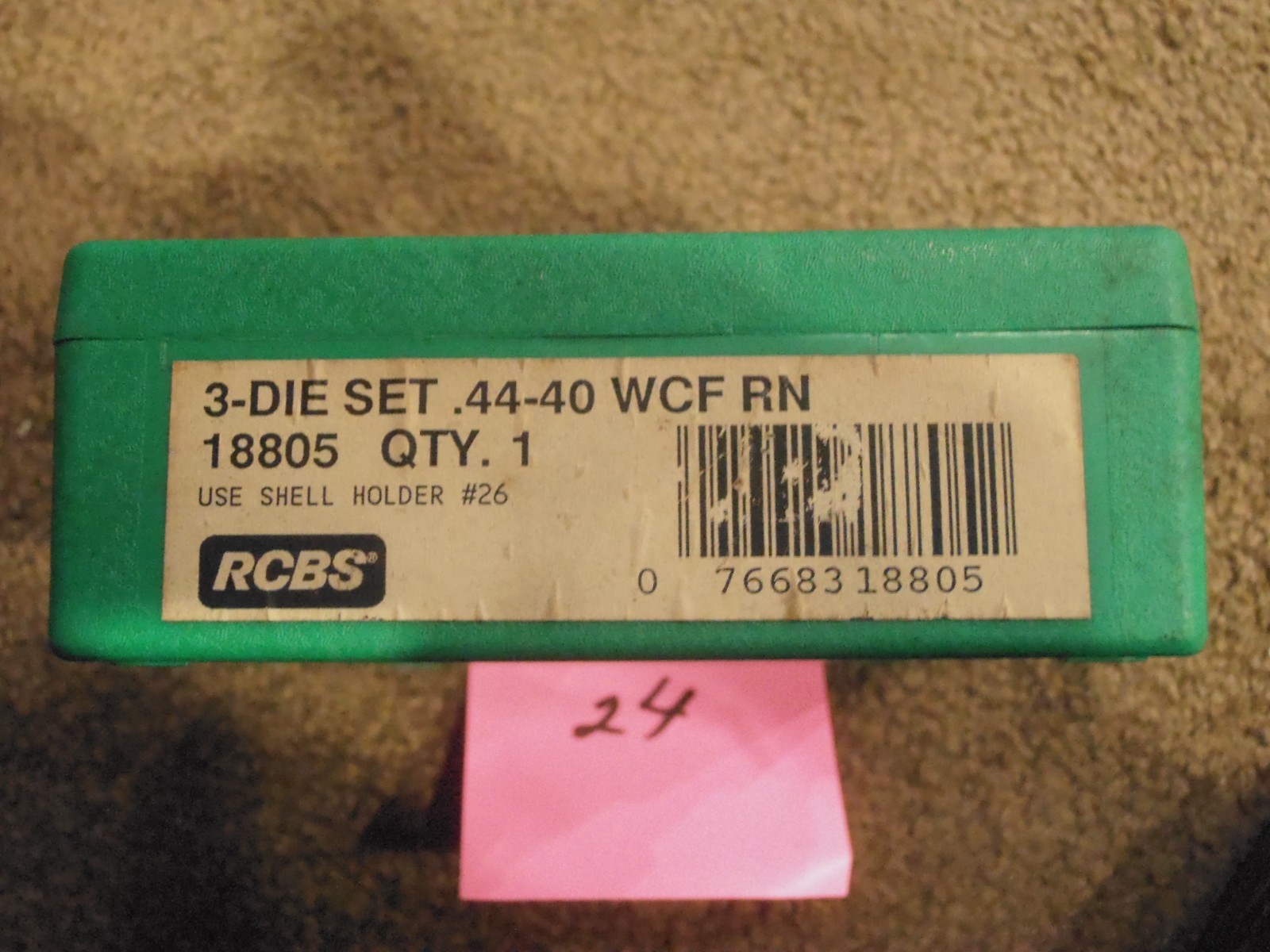 RCBS 3 DIE SET 44-40 WCF RN DIES NEW