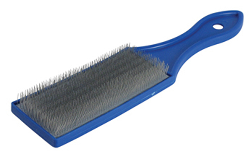 4.5" x 2" File Cleaning Brush Steel Bent Wire Bristles Wood Metal Diamond Rasp