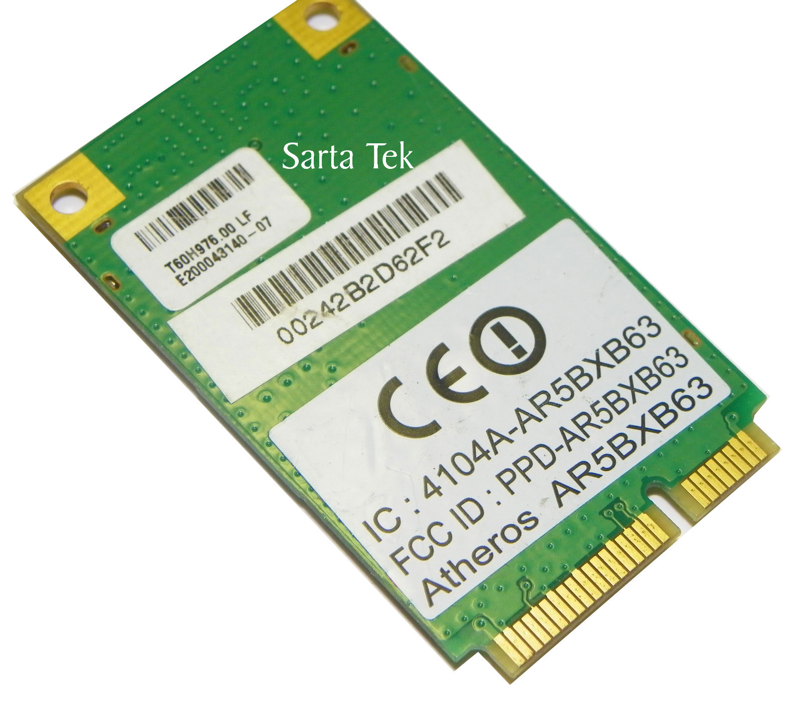 Lot of 50 Atheros AR5BXB63 Wireless G WiFi Mini-PCI-E T60H976.00/ T60H976.11