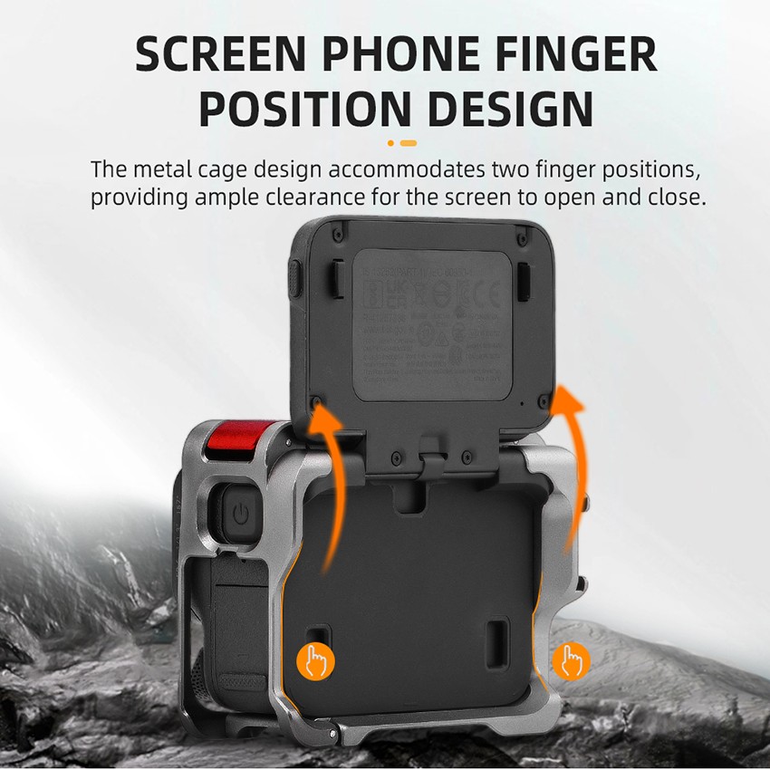 Alloy Camera Protective Cases Quick Release Accessories For Insta360 Ace Pro 2