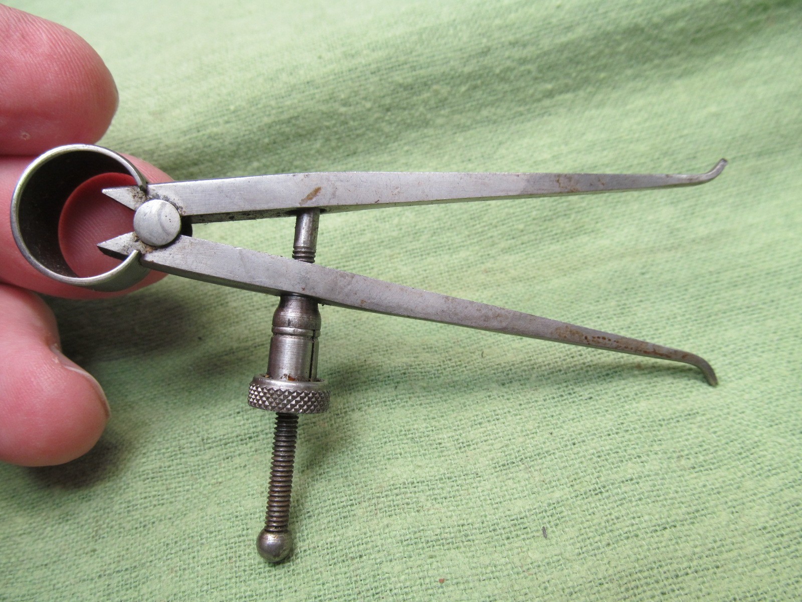 L.S. Starrett 3" Fey Style Inside Caliper No. 74 w/Quick Adjusting Spring Nut