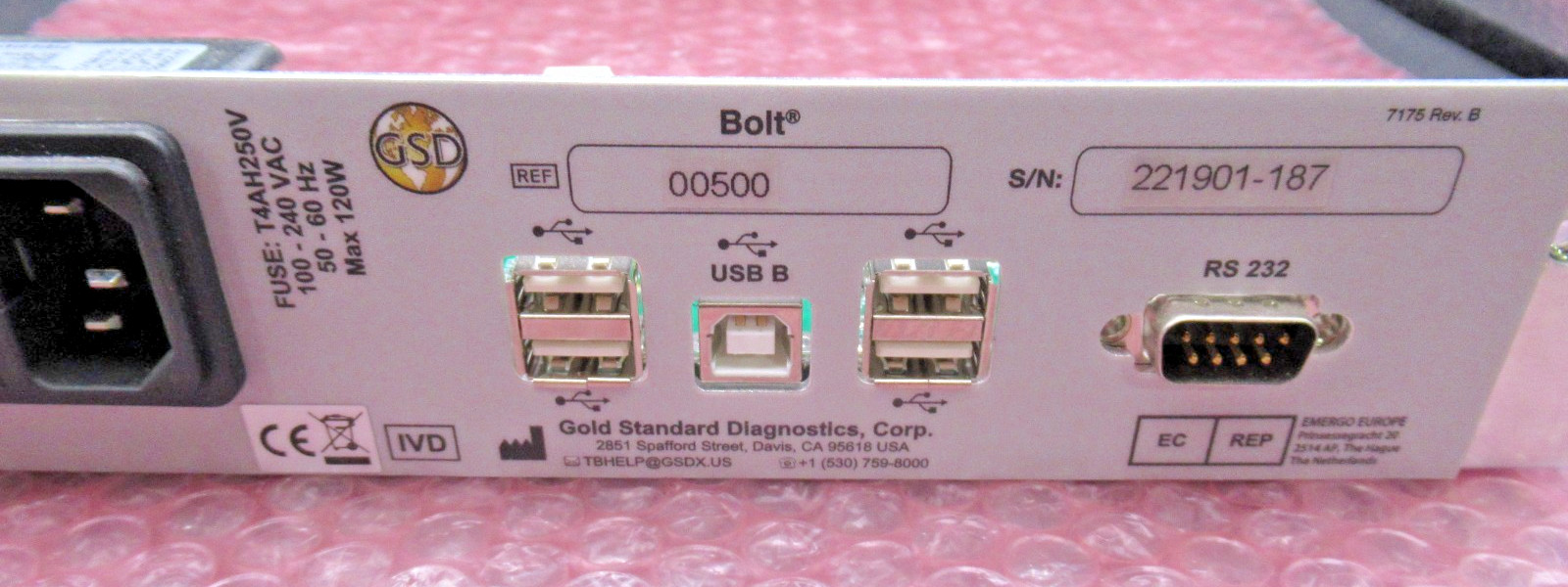 Gold Standard Diagnostics The Bolt 00500 Controller Module *NEW*