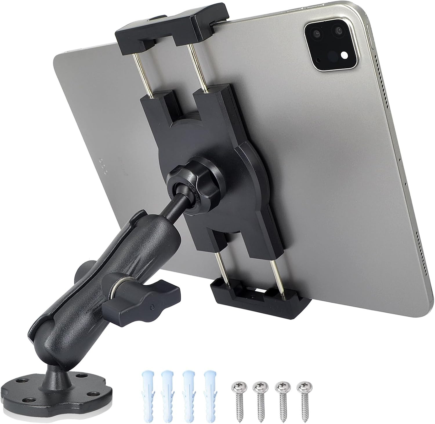 Tablet Mount for Truck Aluminum Arm iPad Mount Car Holder for 6.5"-12.9" iPad mi