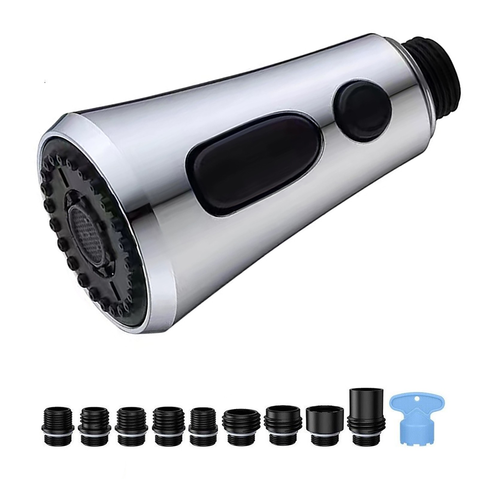 3 Modes Faucet Head Sink Sprayer,Pull Down Kitchen Faucet Head Replacement
