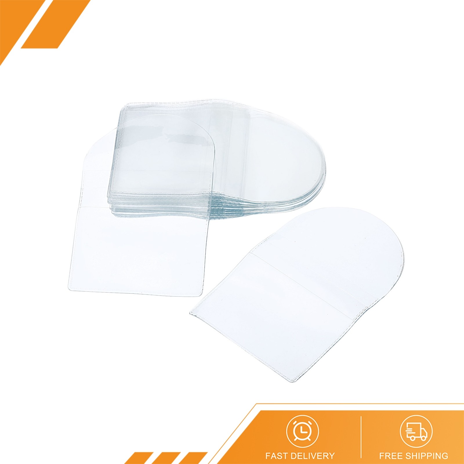 25Pack 3"x3" Coin Sleeves Holders Pocket Coin Flip Coin Protector Pouch Clear