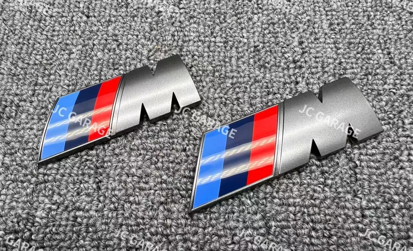 M Sport Cerium Grey Sport Emblem Badge Fender Trunk For BMW M 2 3 4 5 X Series