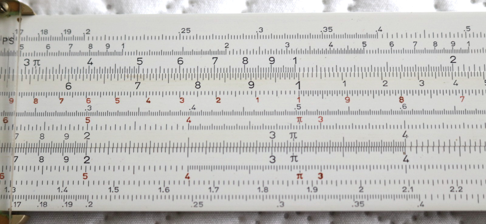 Vintage German 1960s ARISTO 0971 Hyperbolog Engineers Slide Rule Case Manual Box