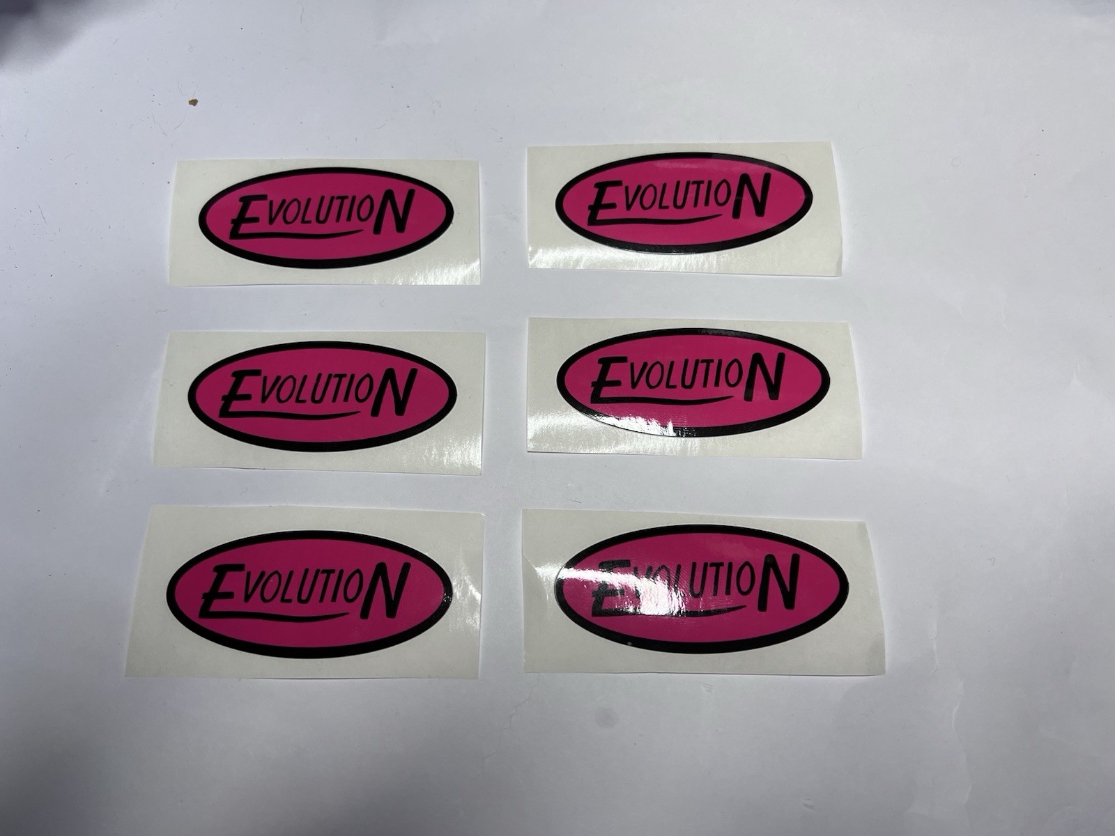 Vintage Paintball Sticker Lot - x6 Belsales Evolution Autococker Stickers