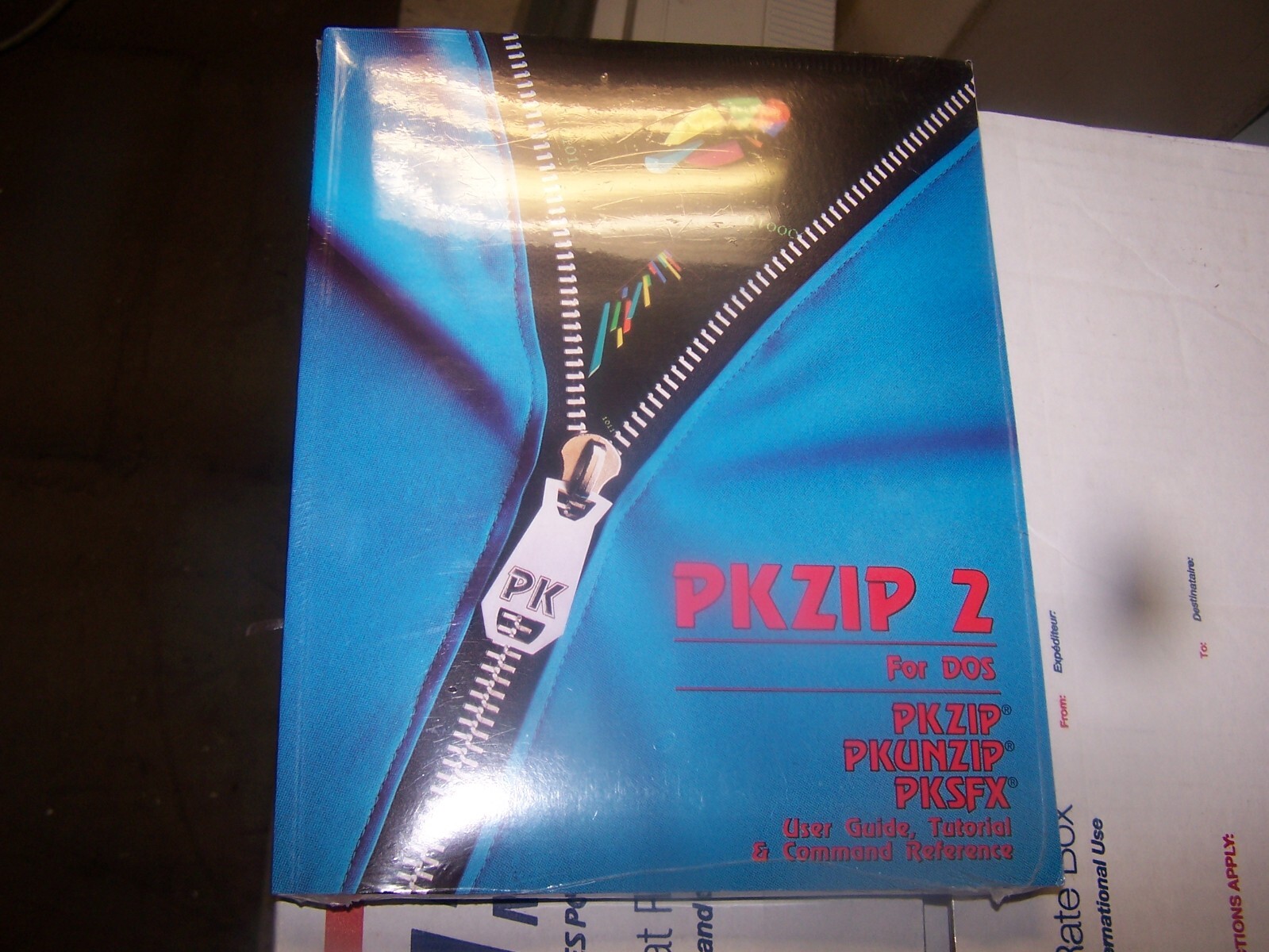 Vintage PKZIP 2 for DOS on 3.5" Disk