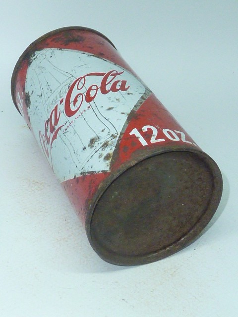 Empty Top Opened 12oz Coca Cola Flat Top