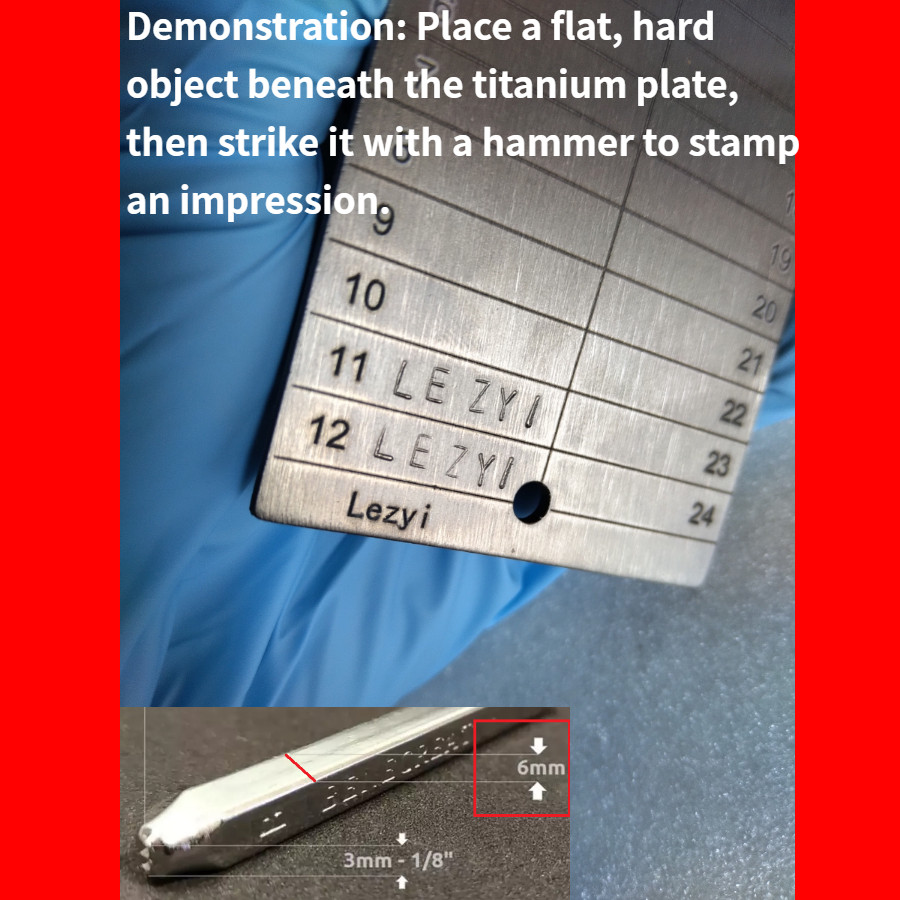 Lezyi Titanium Plate Seed Phrase Kit DIY Crypto Cold Wallet Recovery