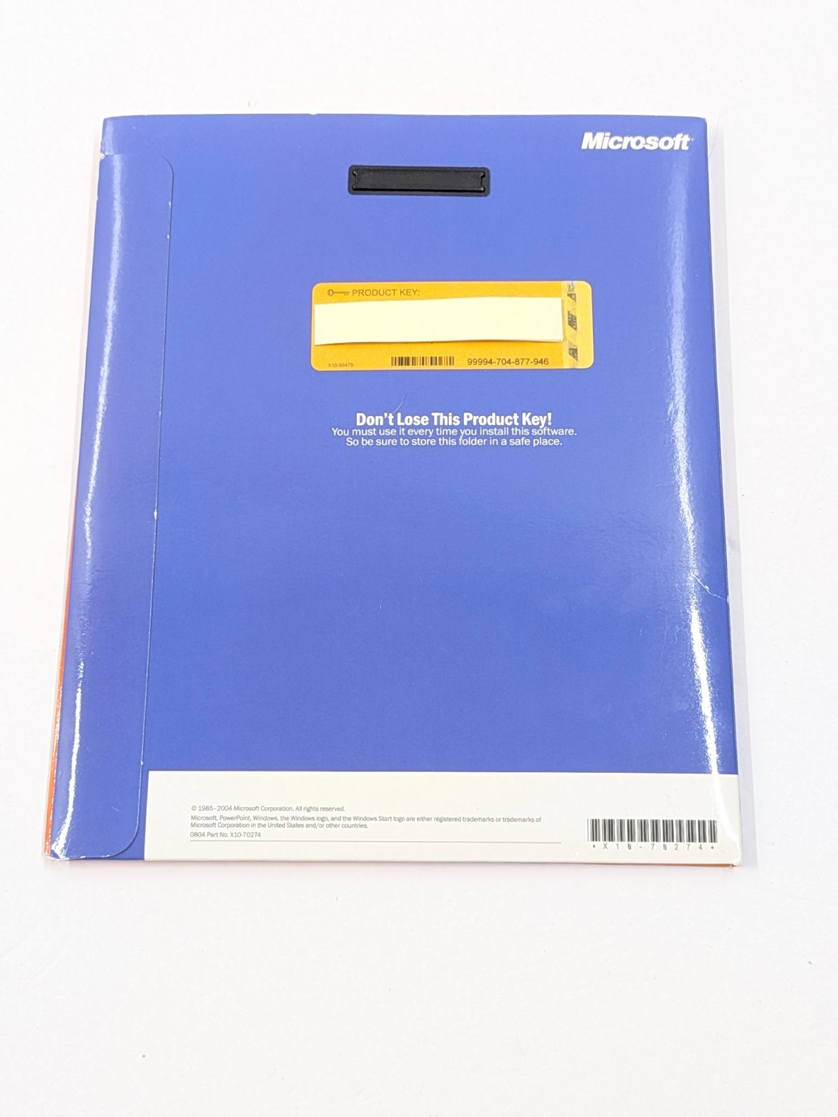 Microsoft Windows XP Professional Version 2002 Service Pack w/ Product Key