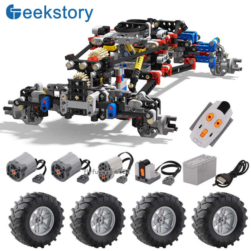 4WD Off-road Remote control Climbing car MOC Building Blocks DIY Toy for Le*go