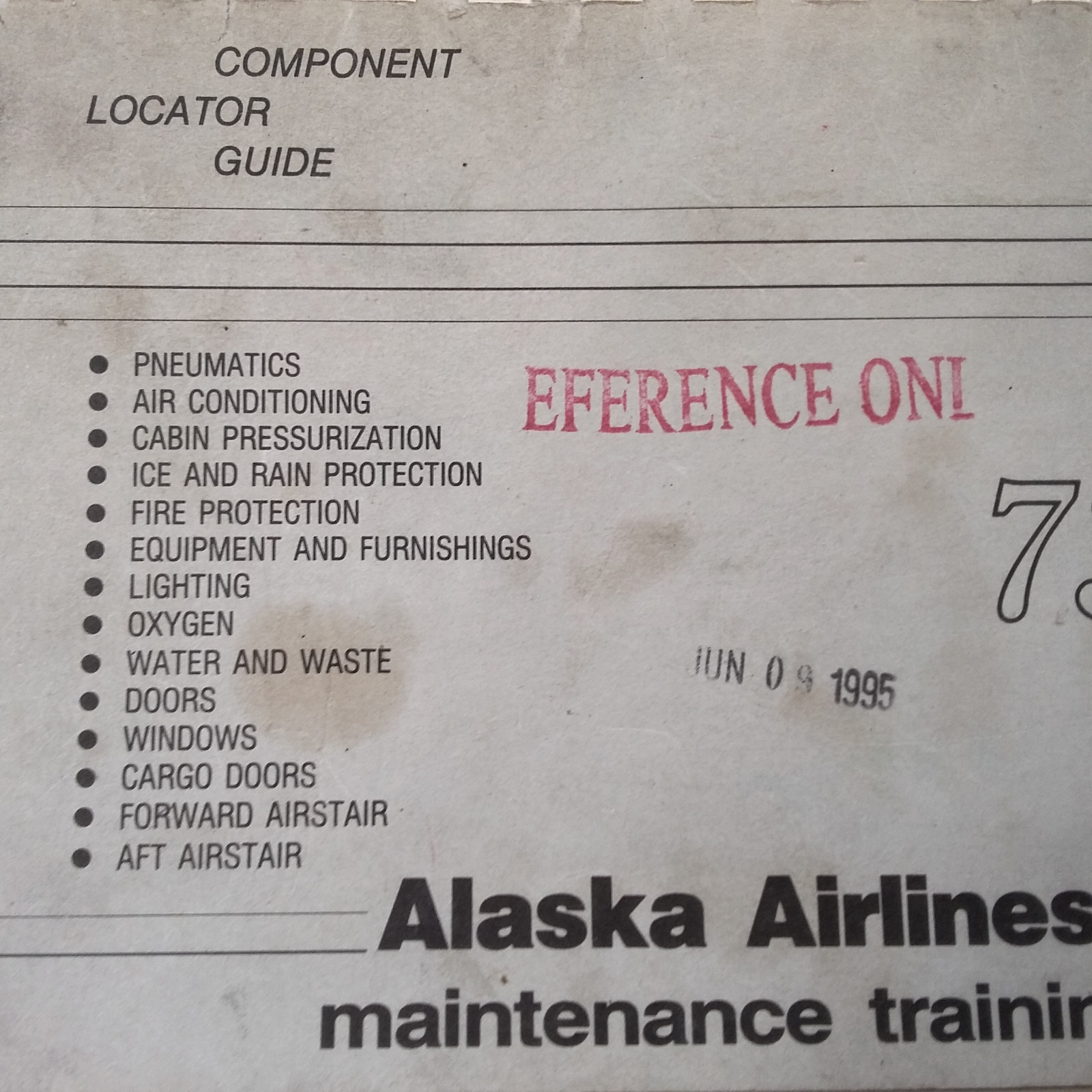 737 Component Locator Guide Handbook