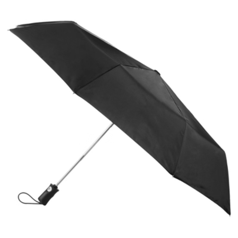 Touch Auto Open Close ECO Compact Umbrella - Black