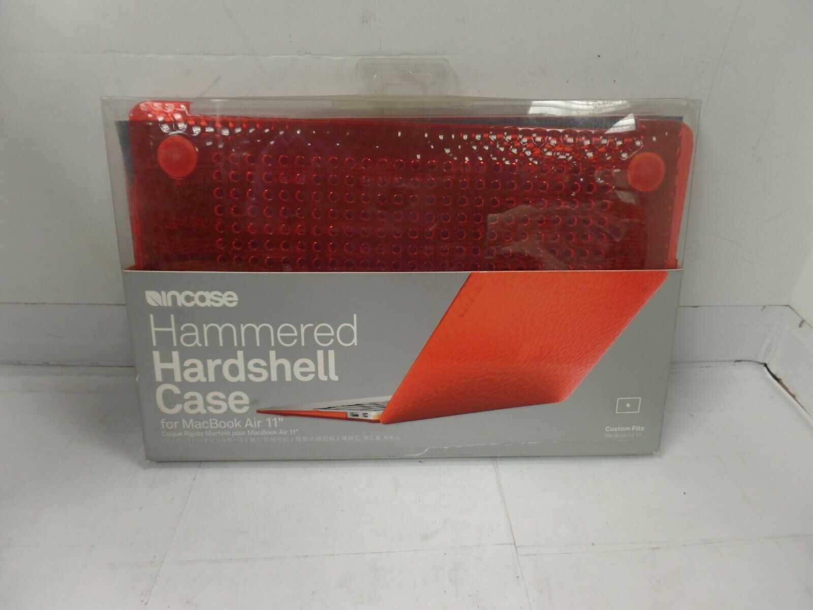 GENUINE Incase HardShell Case Cover for MacBook Air 11" HAMMERED RED Strawberry