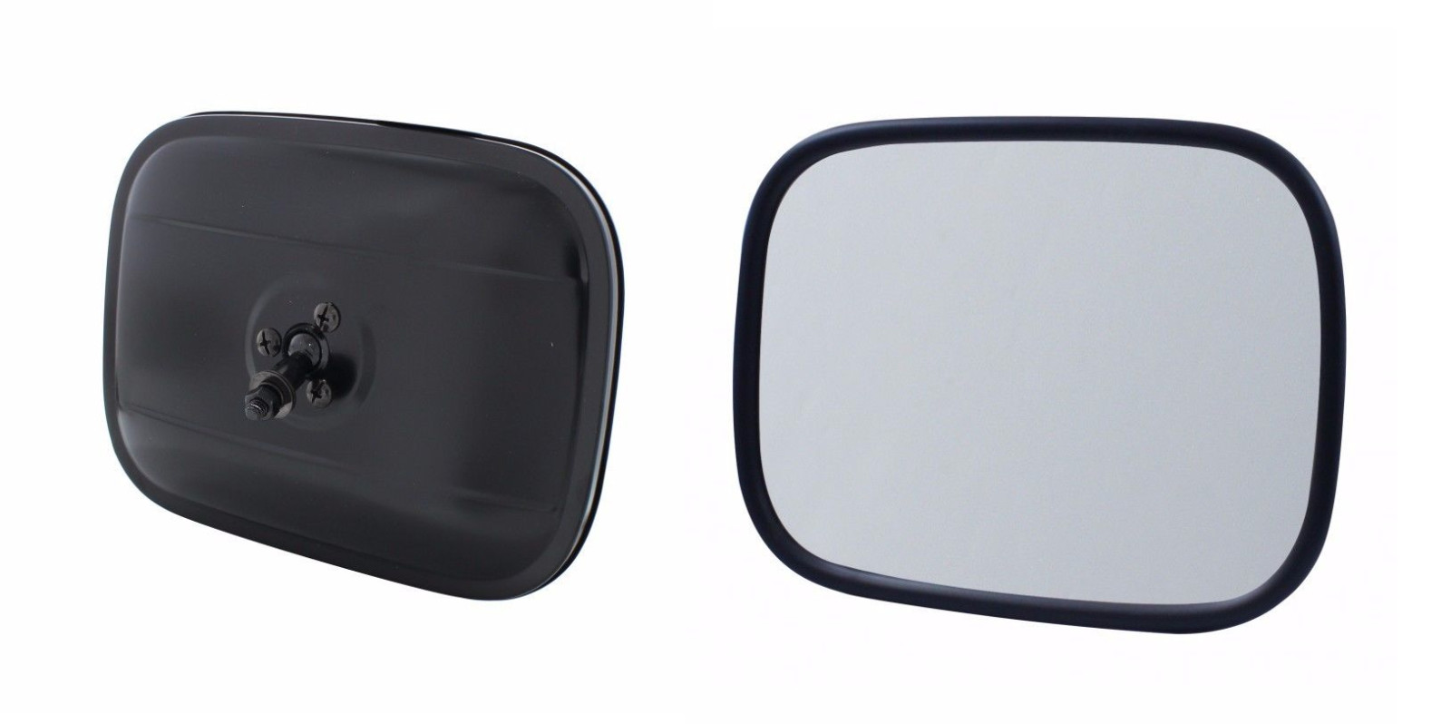 Pair Square Head Black 1940-1972 Chevrolet C10 Pickup Truck Side Mirrors