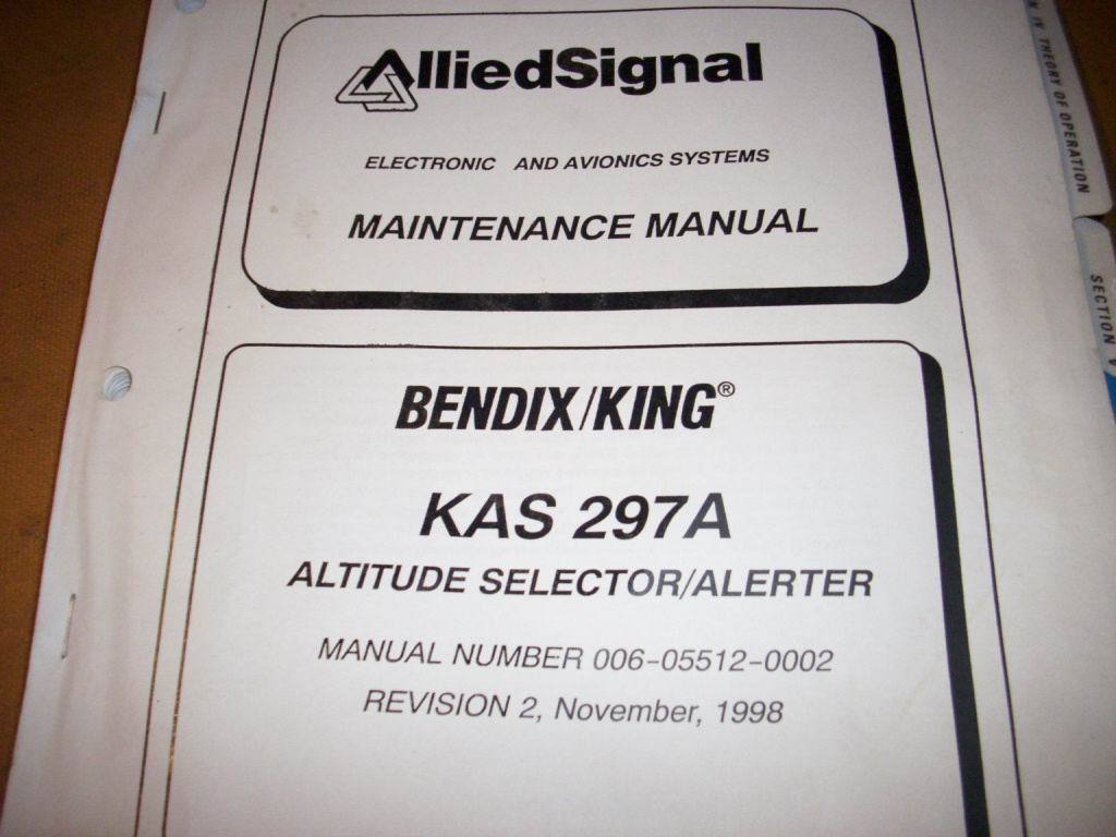 King KAS 297A Service manual