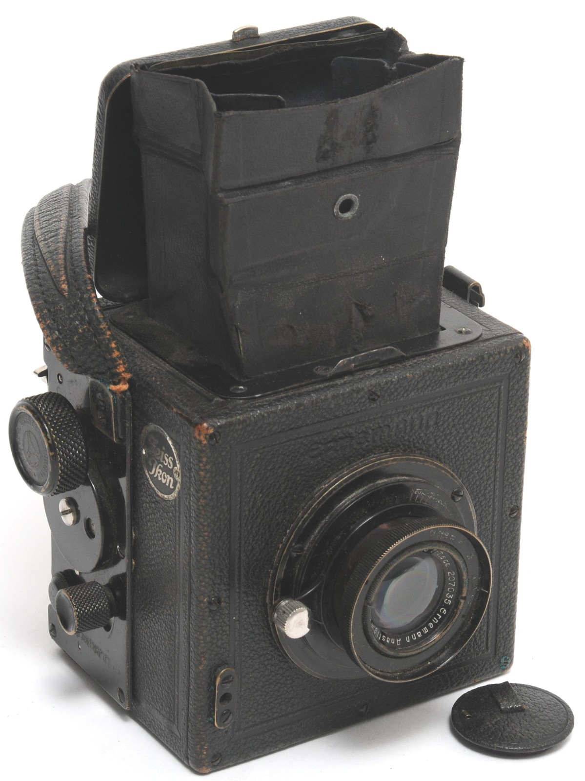 @ Vintage Ernemann Simplex Ernoflex 4.5x6 box type SLR w. Ernoplast 3.5/7.5cm