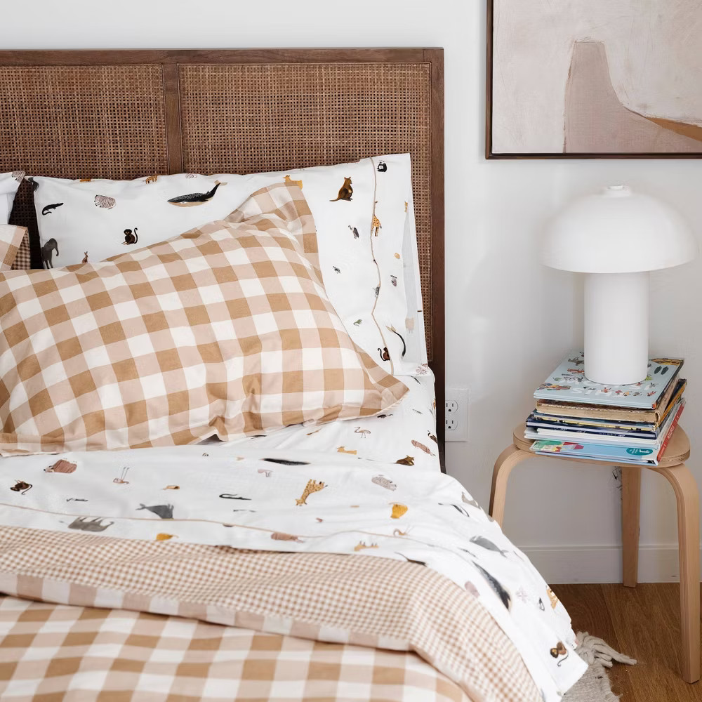 Gathre Menagerie Zoo Animals Sheet Set