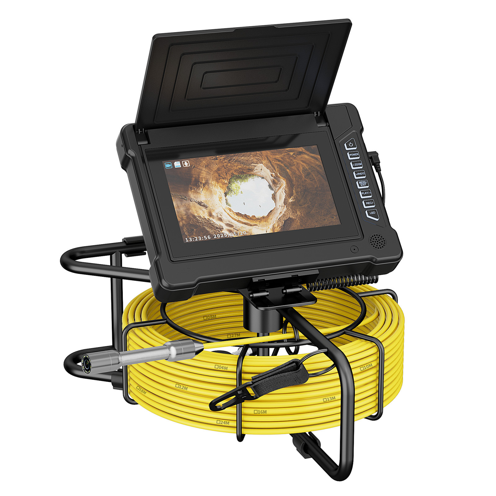 40m 7inch Sewer Camera Pipe Inspection Camera Drain Industrial Endoscope Camera