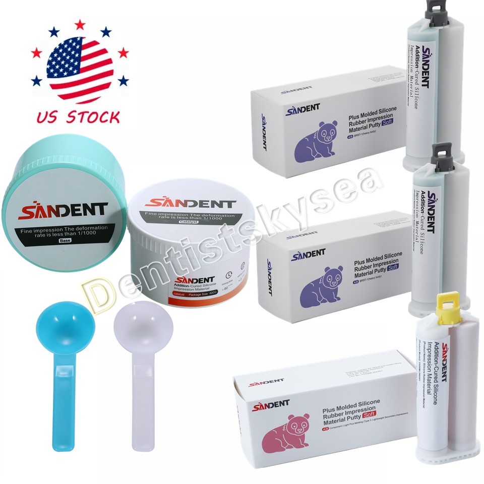 Dental Impression Putty Fast Set VPS Putty Heavy/Light Body Fast Rapid Set