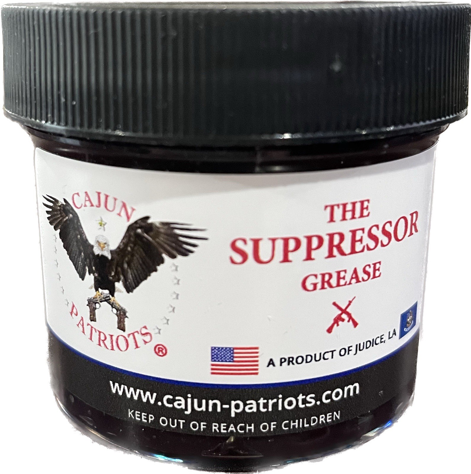 Cajun Patriots Suppressor Grease 2oz Jar