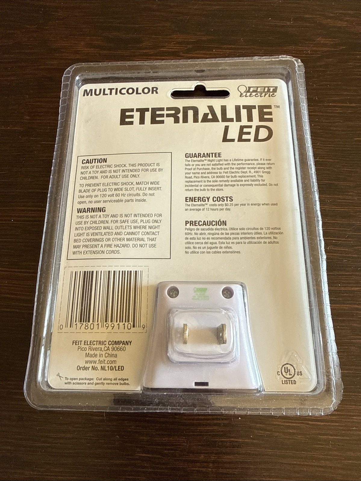 Feit Electric Multicolor Eternalite LED Christmas Tree Nightlight - NEW