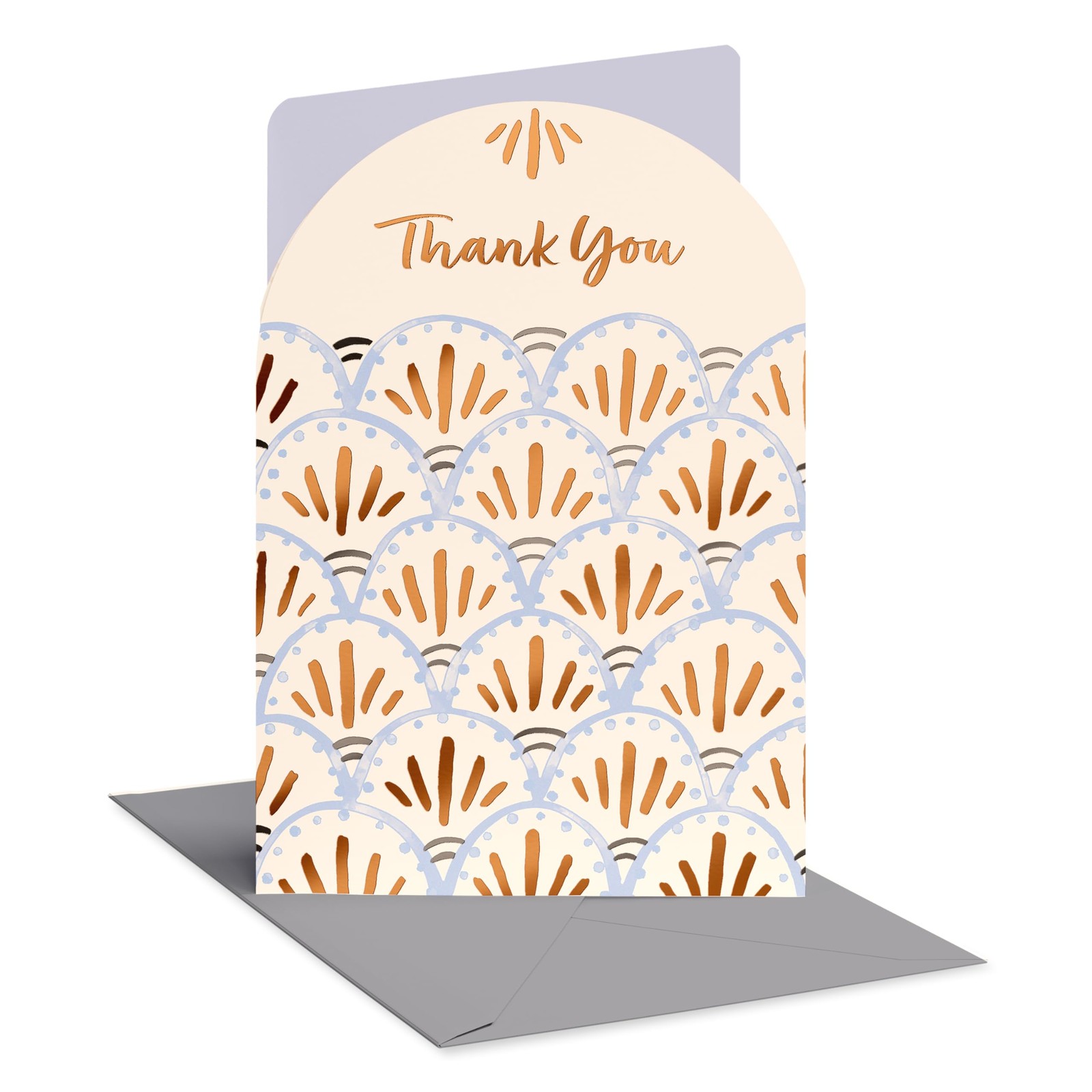 American Greetings Traditional 4.625 in. x 6.75 in., Scallop Design w Ltg