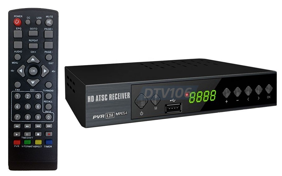 Digital Aerial TV Tuner Box Over-The-Air TVR Recording Digital Media Player