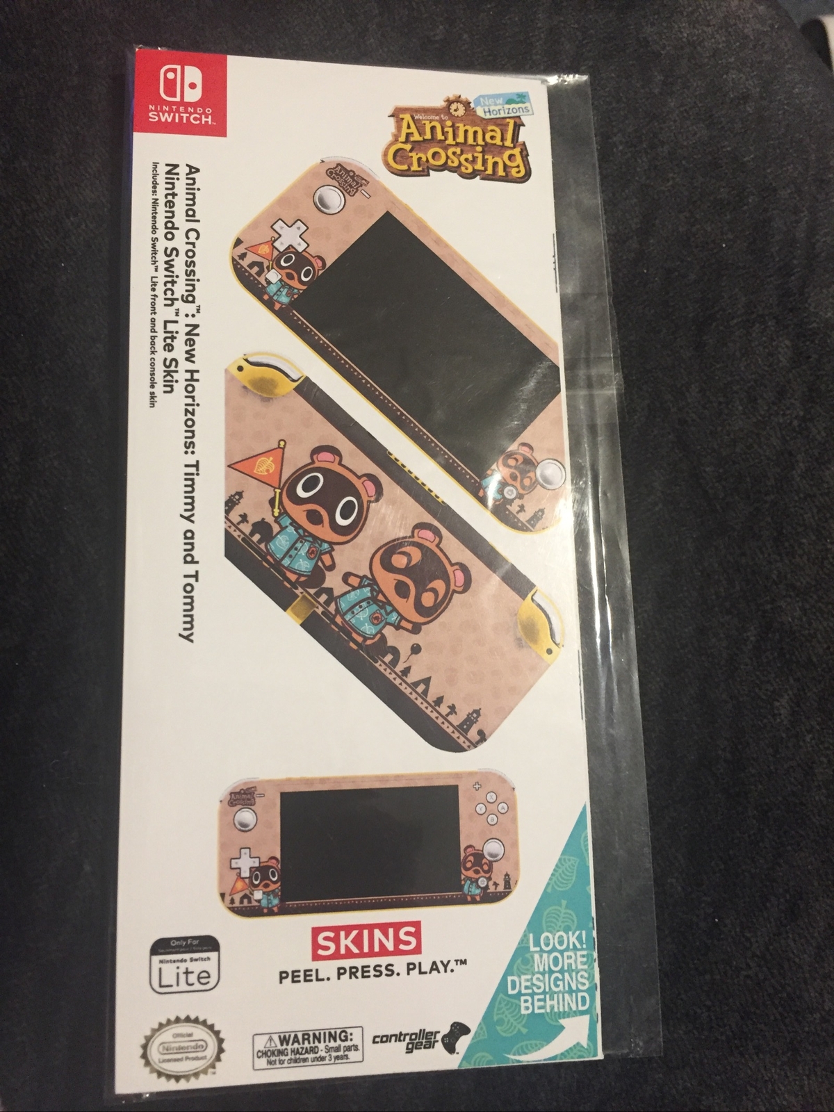Animal Crossing New Horizons Timmy & Tommy Nintendo Switch Lite Skin New