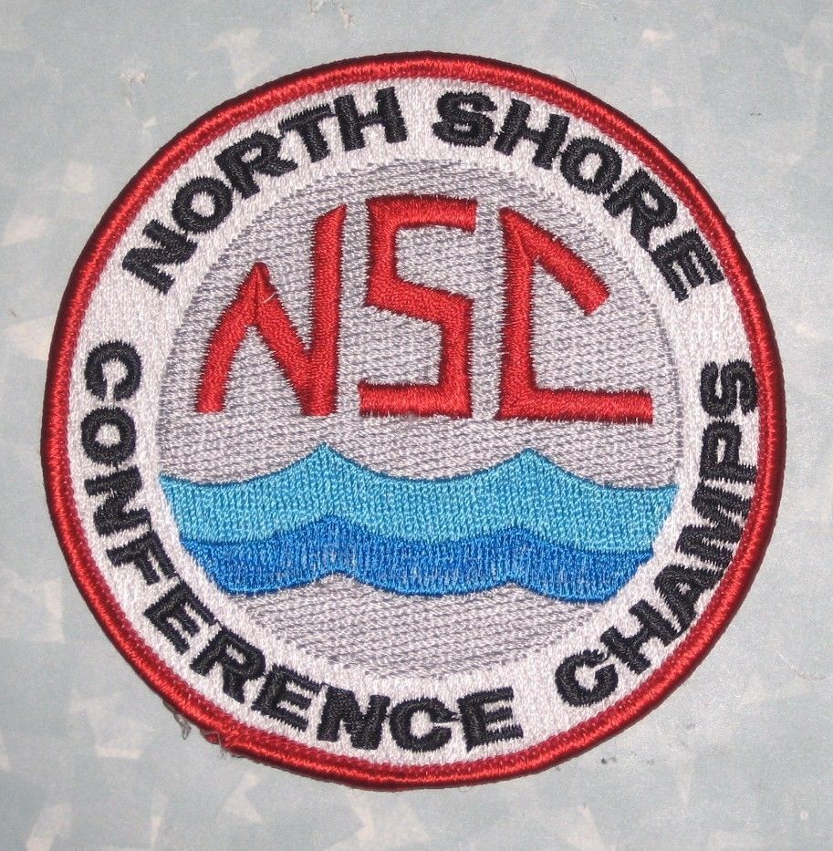 North Shore Conference Champs Patch - Wisconsin - High School - 3 1/2" x 3 1/2"
