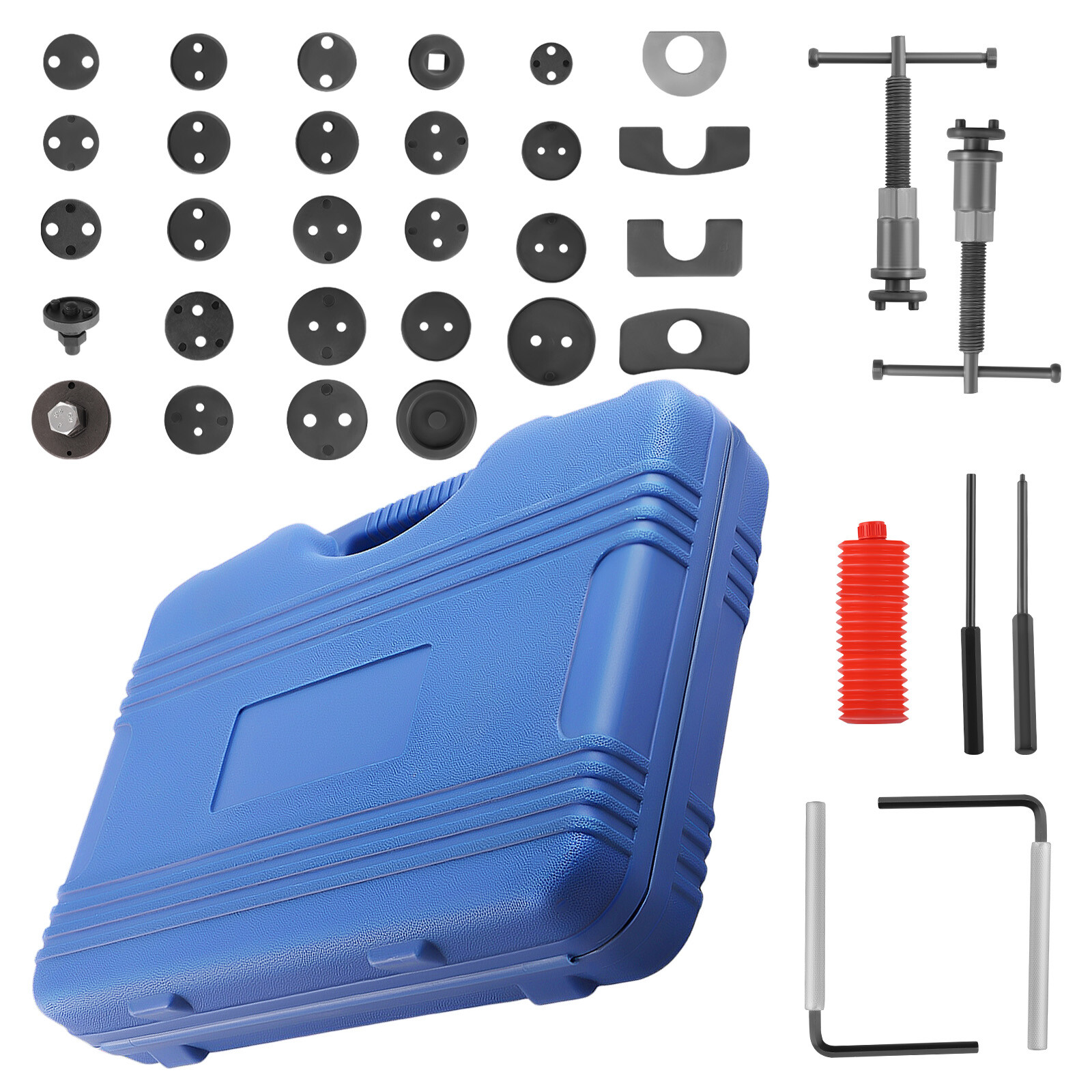 35PC Piece Universal Brake Disc Caliper Wind Back Tool Kit Piston Rewind