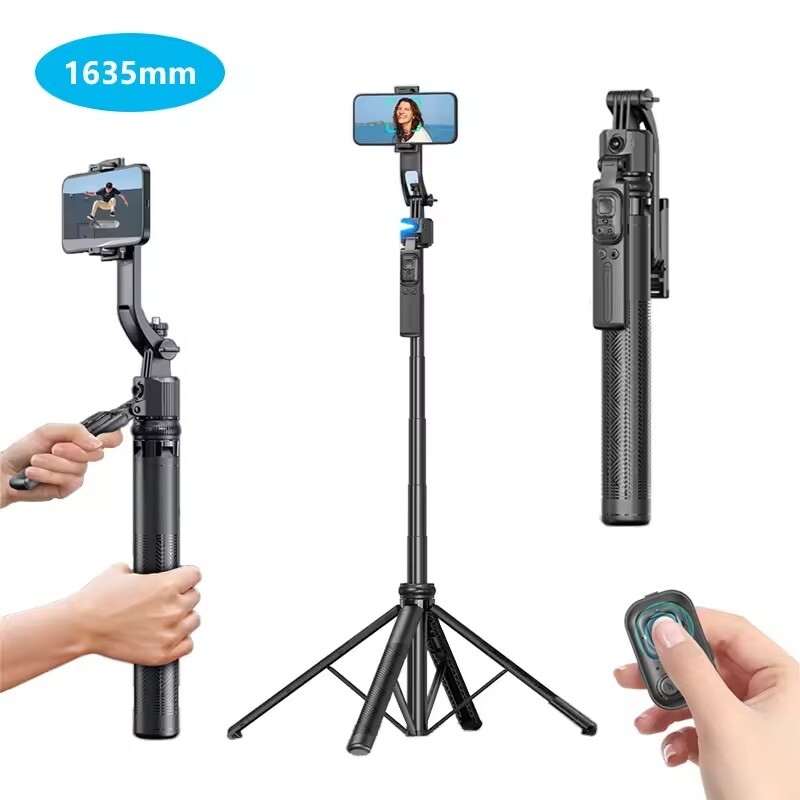 Auto Face Tracking Adjustable Camera Tripod Steamer Phone Selfie Holder Mount
