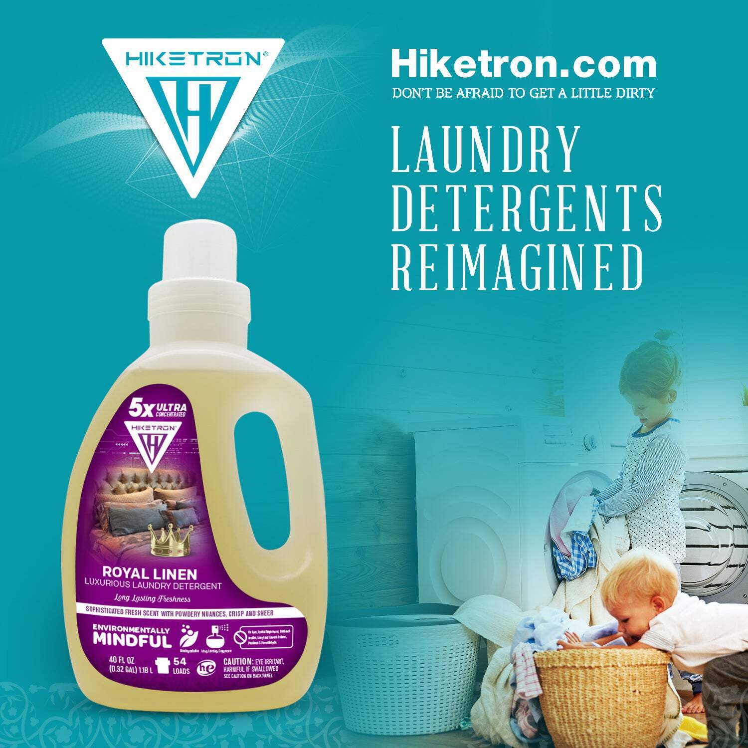 Hiketron Royal Linen Long Lasting Scented Liquid Laundry Detergent