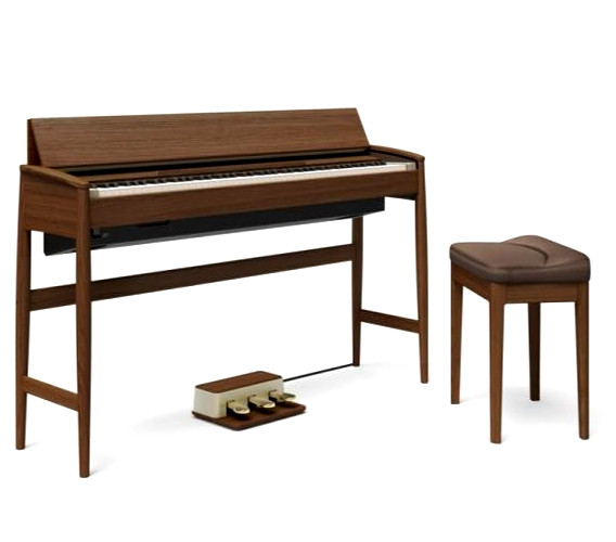 Roland Kiyola Kiyora KF-10-KW Walnut Finish Digital Piano Japanese Craftsmanship
