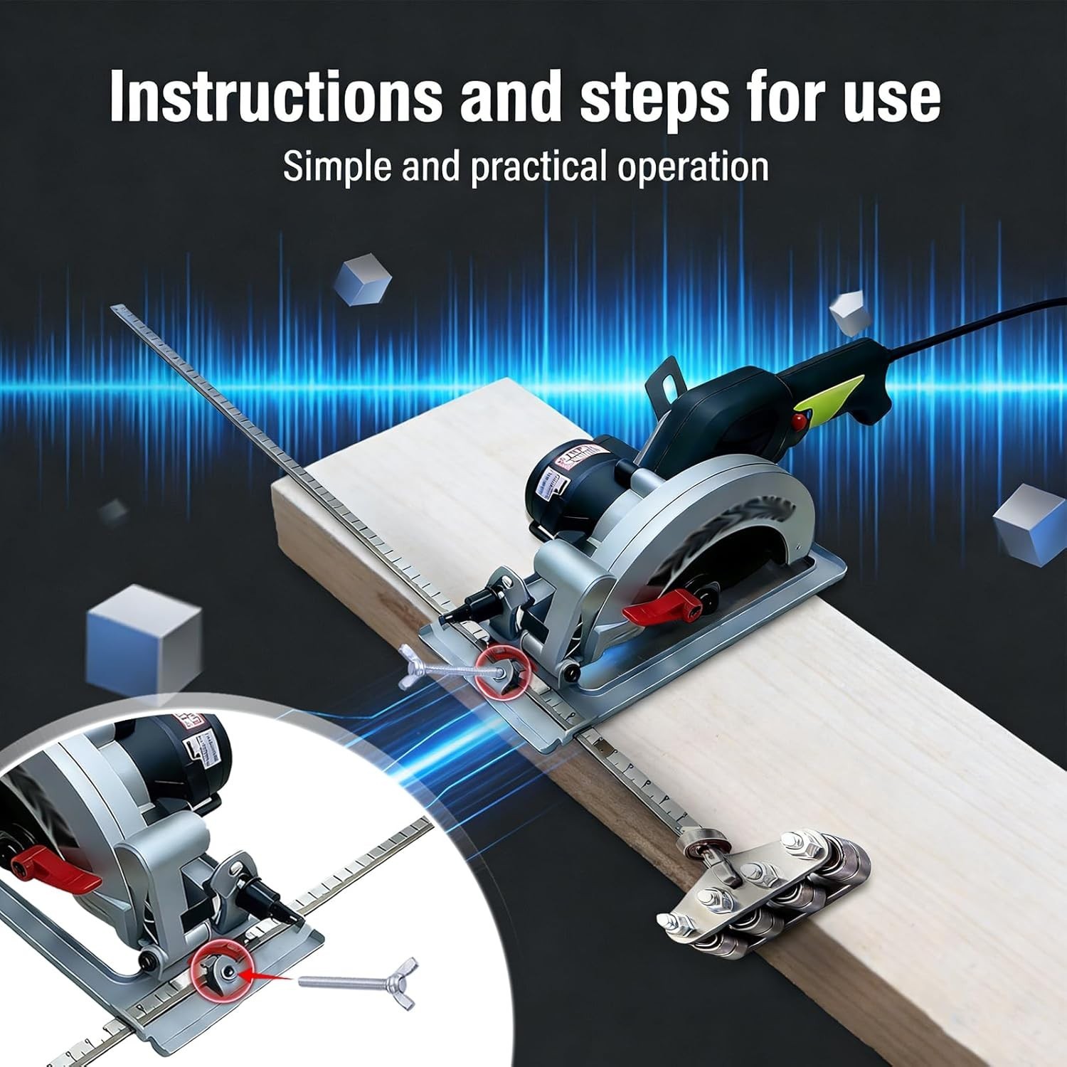 Positioning Calipers for Precise Measurements & Easy Wood Cutting,Adjustable Sta