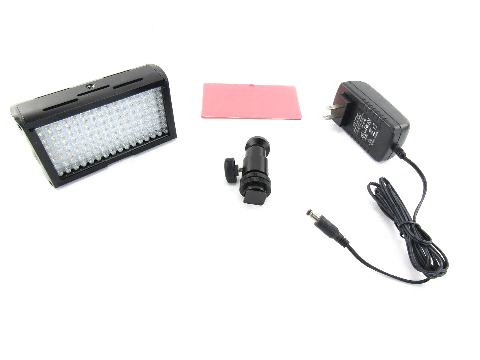 FloLight Microbeam 128 Ultra Bright 5600K LED Light w/ AC Adapter & Filter