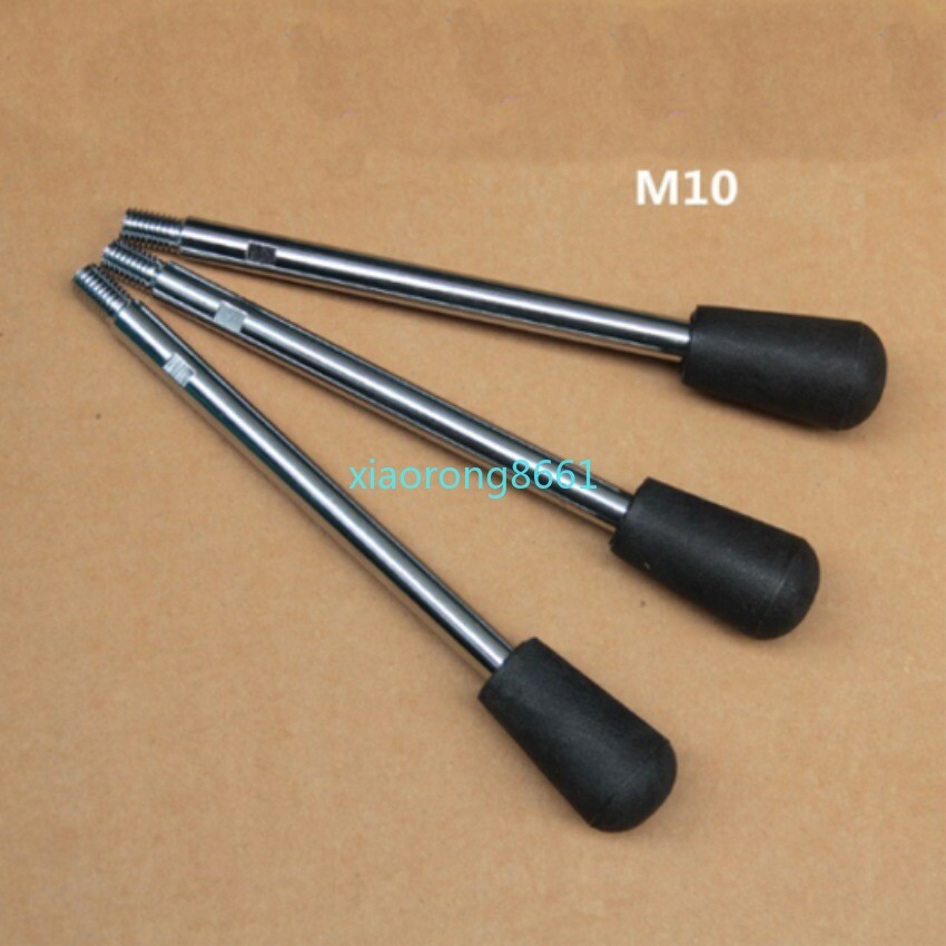 3X Universal M10 122mm Thread Handle For Bench Drill Drilling Machine Accessorie