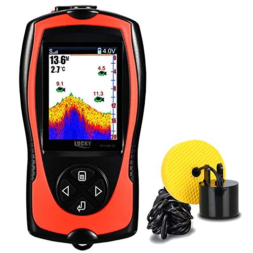 Lucky Portable Fish Finder Handheld Kayak Fish Finders Wired Fish Dept