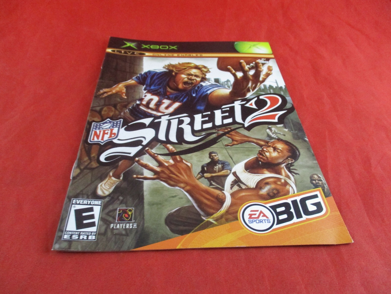 NFL Street 2 Microsoft Xbox Instruction Manual Booklet ONLY
