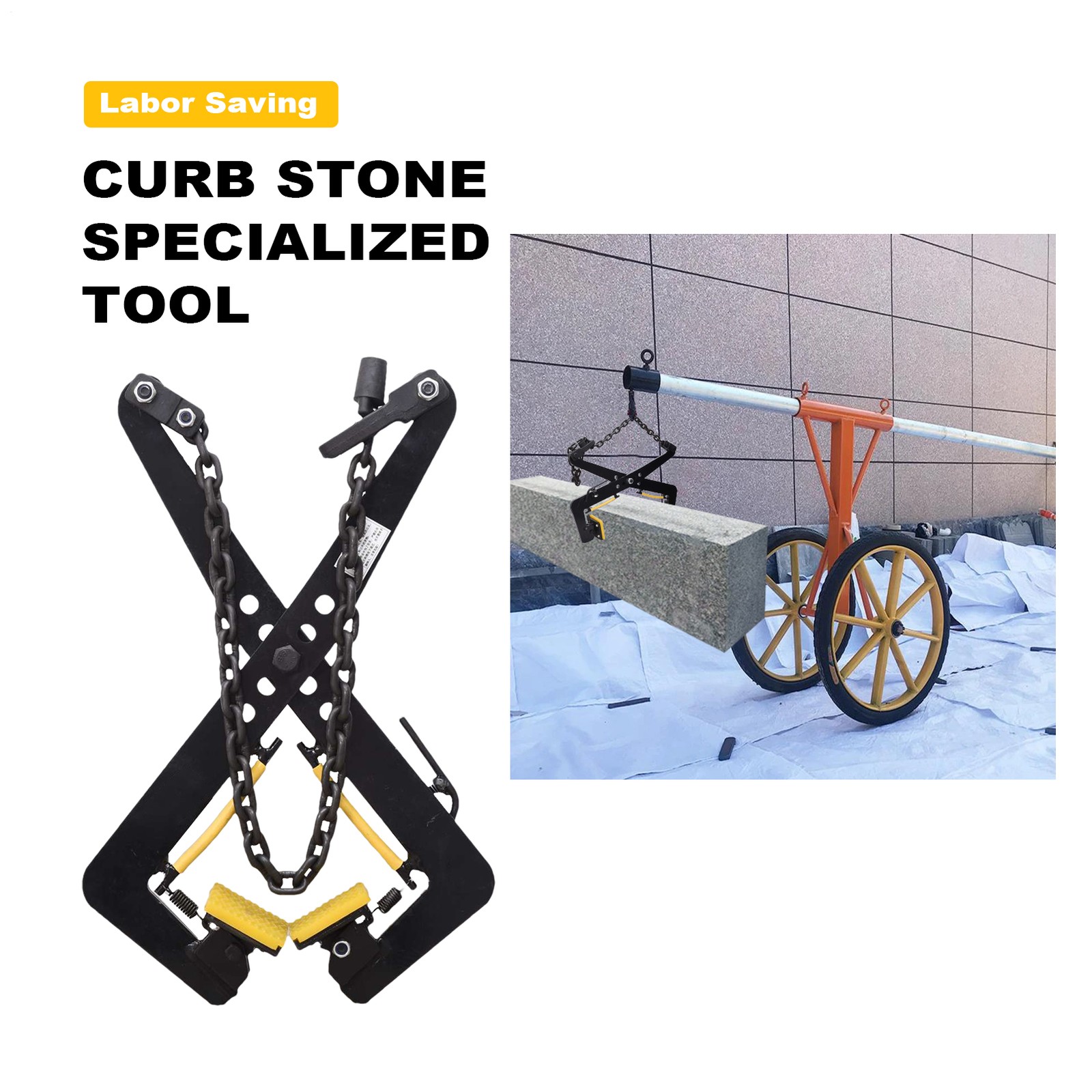Lifting Clamp Heavy Duty Stone Lift Clamp Stone Lifting Clamp 350kg/770lbs